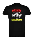 camiseta push yourself negra